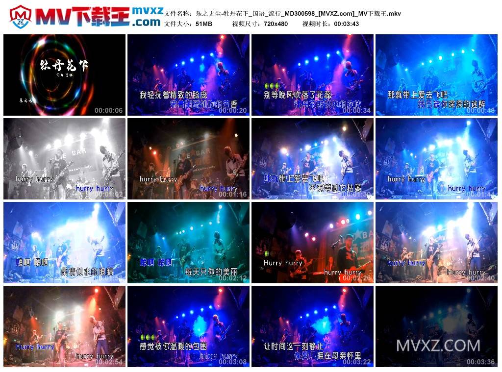 乐之无尘-牡丹花下_国语_流行_MD300598